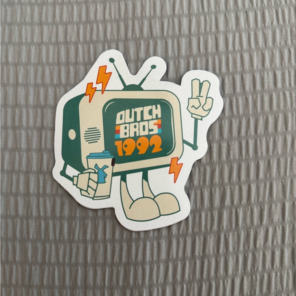 Retro Dutch Bros 1992 Sticker